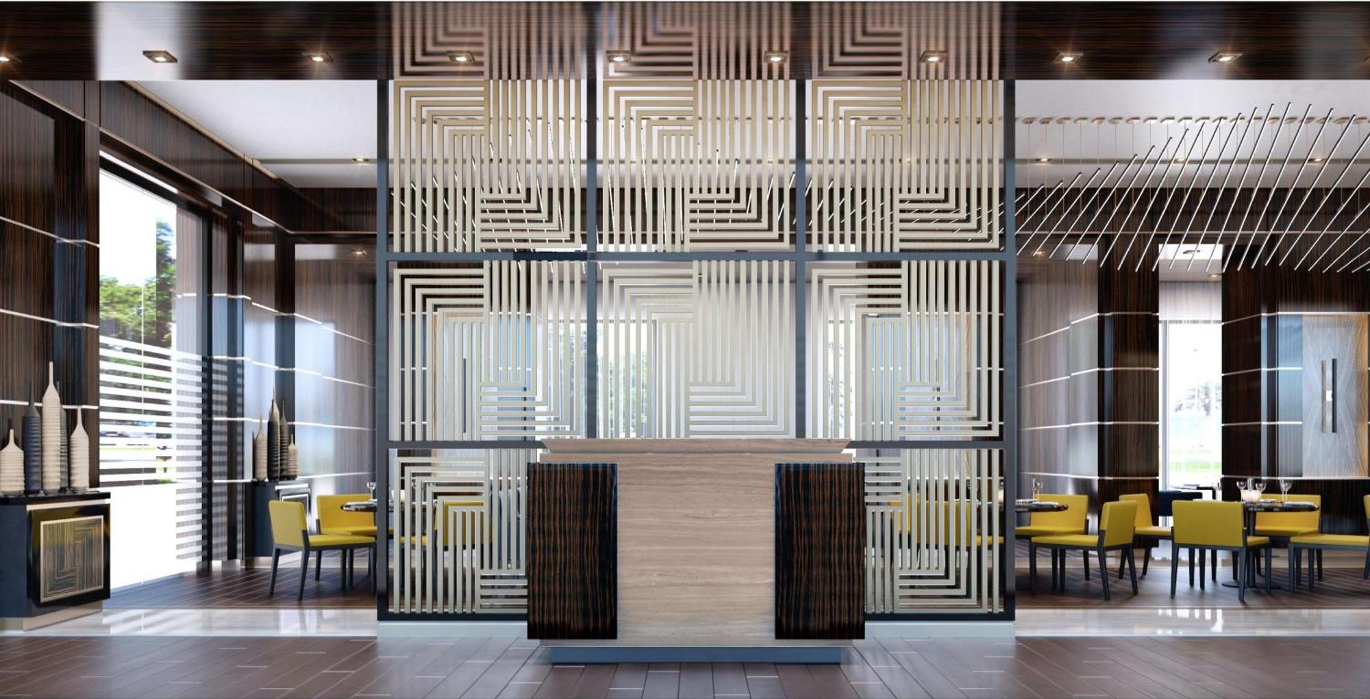 Отель Doubletree By Hilton Doha Downtown Экстерьер фото The interior of the lounge